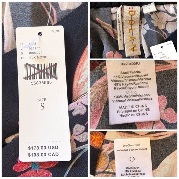 Anthropologie Dolan Floral Pam Trousers NWT - Picture 5 of 7